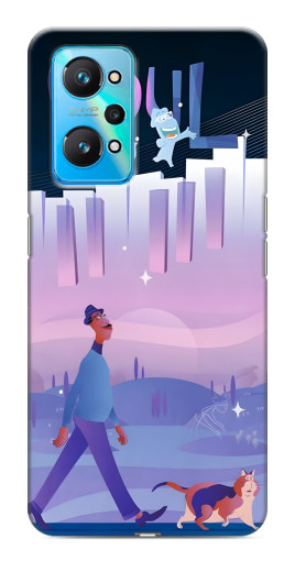 Силиконовый чехол с изображением "Постер к мультику" для Realme GT Neo 2