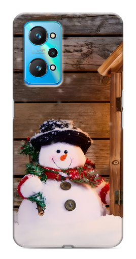 Чехол с печатью "Рождественский снеговик" для Realme GT Neo 2