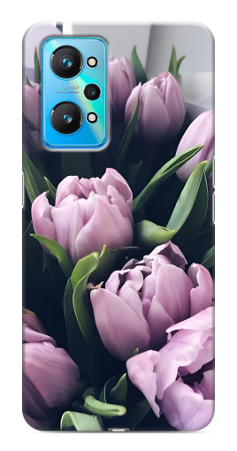 Чехол с принтом "Сиреневые тюльпаны" для Realme GT Neo 2