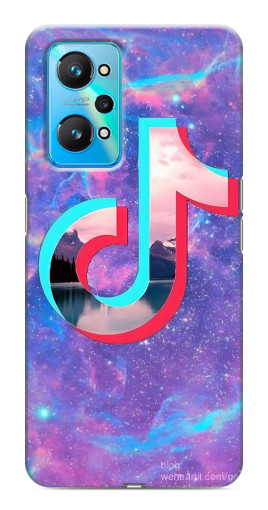 Чехол с картинкой "ТикТок мраморный" для Realme GT Neo 2