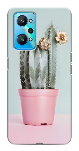 Чехол с печатью "Цветущий кактус" для Realme GT Neo 2