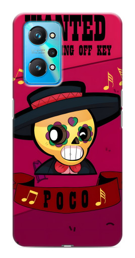 Чехол с принтом "WANTED POCO" для Realme GT Neo 2