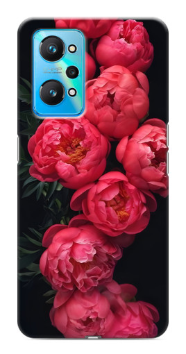 Чехол с картинкой "Яркие пионы" для Realme GT Neo 2