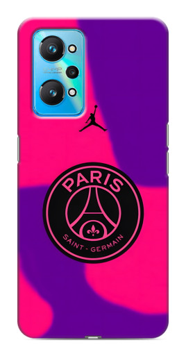 Силиконовый чехол с изображением "Яркий лого PSG" для Realme GT Neo 2