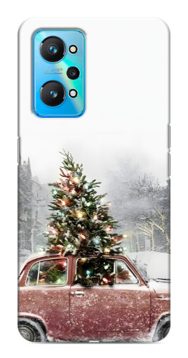 Чехол с печатью "Елка в машине" для Realme GT Neo 2