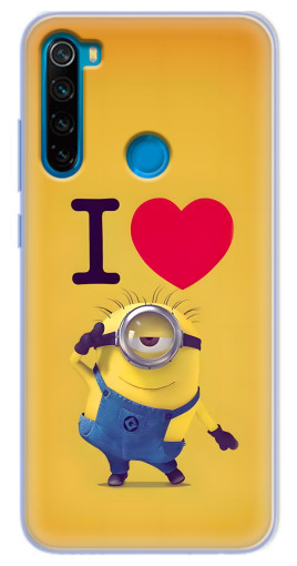 Силиконовый чехол с изображением "I Love Minion" для Blackview A80 Pro