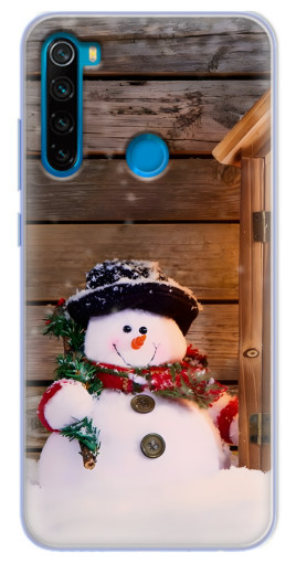 Чехол с принтом "Рождественский снеговик" для Blackview A80 Pro