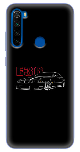 Силиконовый чехол с изображением "BMW E36" для Blackview A80 Plus