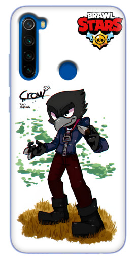 Силиконовый чехол с изображением "Crow" для Blackview A80 Plus