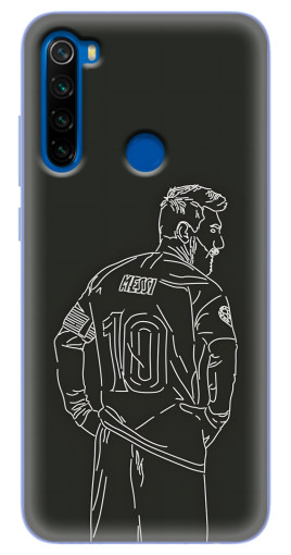 Чехол с печатью "Контур Месси" для Blackview A80 Plus