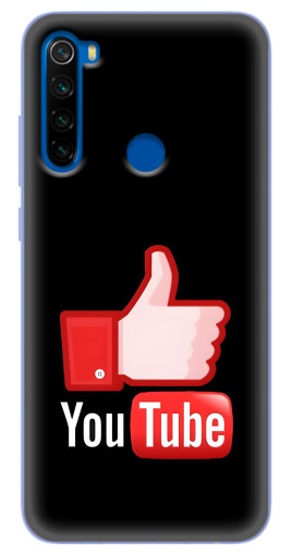 Силиконовый чехол с изображением "Лайк YouTube" для Blackview A80 Plus