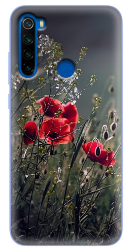 Силиконовый чехол с изображением "Поле цветов" для Blackview A80 Plus