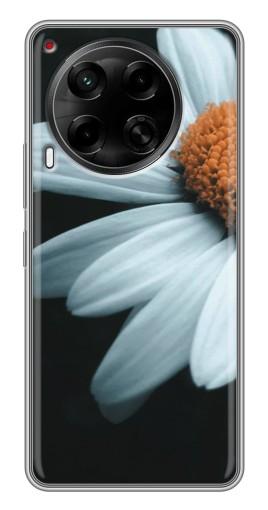 Чехол с картинкой "Белая ромашка" для Tecno Camon 30 (CL6)
