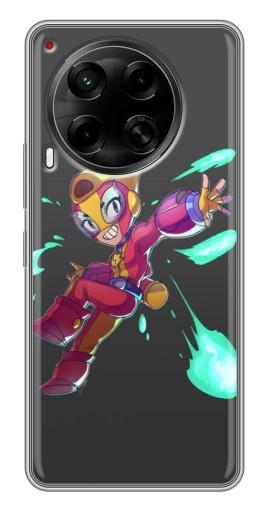 Силиконовый чехол с изображением "Боец MAX" для Tecno Camon 30 (CL6)