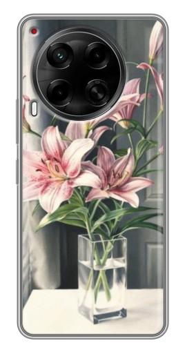 Чехол с принтом "Букет лилии" для Tecno Camon 30 (CL6)