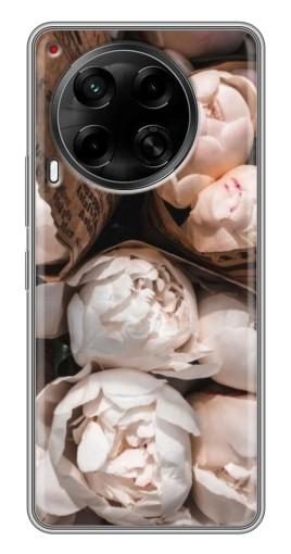 Чехол с принтом "Букет пионов" для Tecno Camon 30 (CL6)