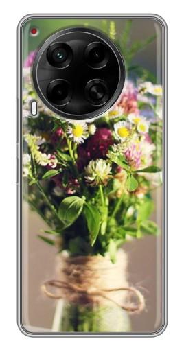 Чехол с печатью "Букет полевых цветов" для Tecno Camon 30 (CL6)