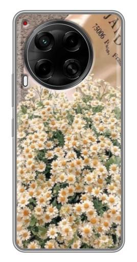 Чехол с картинкой "Букет ромашек" для Tecno Camon 30 (CL6)