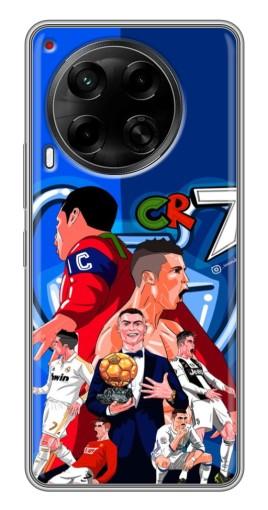 Чехол с печатью "CR7" для Tecno Camon 30 (CL6)