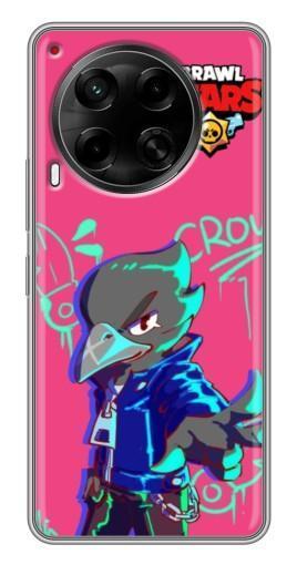 Чехол с принтом "Crow Asassin" для Tecno Camon 30 (CL6)