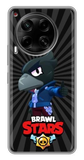 Чехол с принтом "Crow Brawl Stars" для Tecno Camon 30 (CL6)