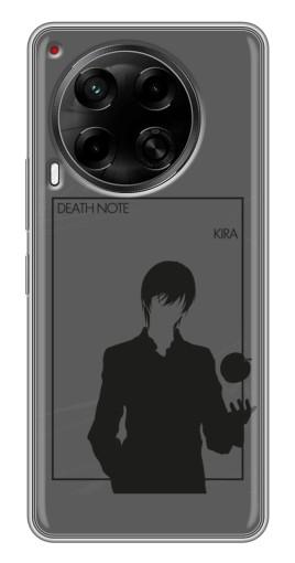 Силиконовый чехол с изображением "Death Note Кира" для Tecno Camon 30 (CL6)