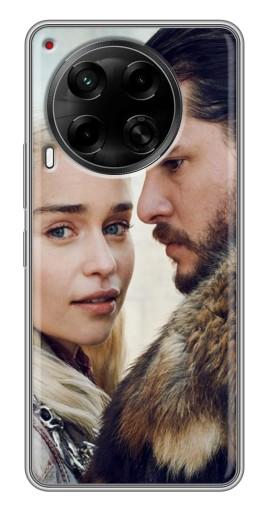 Чехол с печатью "Дейнерис и Сноу" для Tecno Camon 30 (CL6)