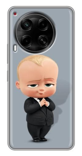 Силиконовый чехол с изображением "Деловой ребенок" для Tecno Camon 30 (CL6)