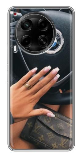 Чехол с печатью "Девушка в БМВ" для Tecno Camon 30 (CL6)