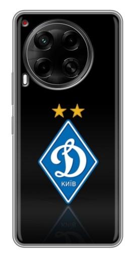 Силиконовый чехол с изображением "Динамо Киев логотип" для Tecno Camon 30 (CL6)