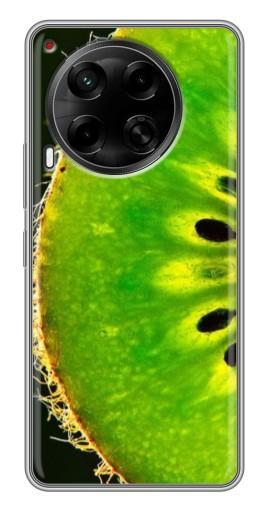 Силиконовый чехол с изображением "Долька Киви" для Tecno Camon 30 (CL6)