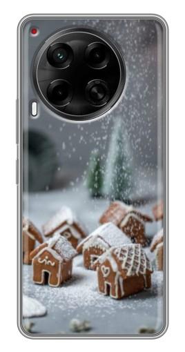Чехол с печатью "Домики из пряников" для Tecno Camon 30 (CL6)