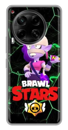 Силиконовый чехол с изображением "Emz Brawl Stars" для Tecno Camon 30 (CL6)
