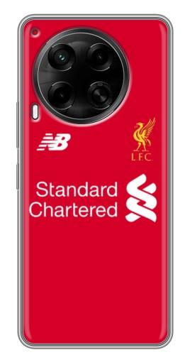 Силиконовый чехол с изображением "Форма Liverpool" для Tecno Camon 30 (CL6)