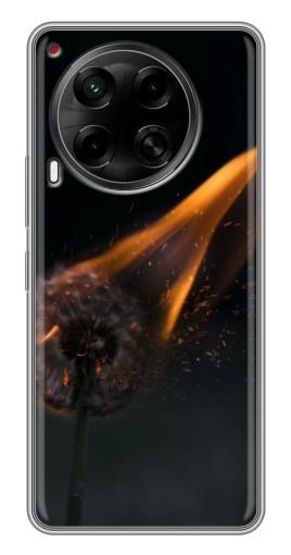 Чехол с печатью "Горящий одуванчик" для Tecno Camon 30 (CL6)
