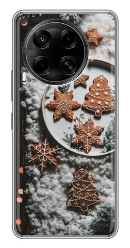 Чехол с принтом "Имбирные пряники" для Tecno Camon 30 (CL6)