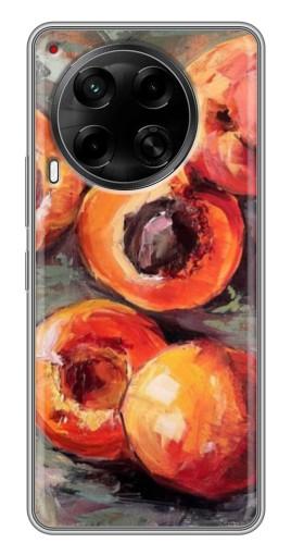 Чехол с печатью "Картина персики" для Tecno Camon 30 (CL6)
