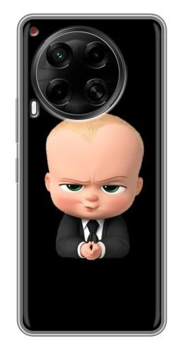 Чехол с принтом "Хитрый Босс" для Tecno Camon 30 (CL6)