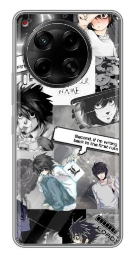Чехол с картинкой "L - Death note" для Tecno Camon 30 (CL6)