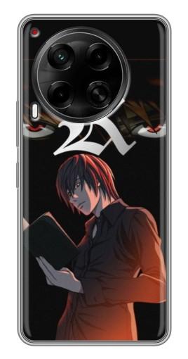 Силиконовый чехол с изображением "Лайт Ягами Death Note" для Tecno Camon 30 (CL6)