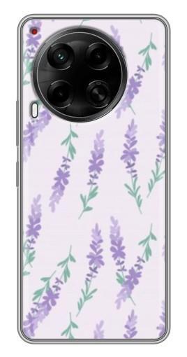 Силиконовый чехол с изображением "Лавандовый фон " для Tecno Camon 30 (CL6)
