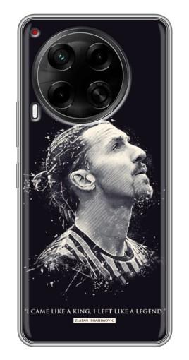 Силиконовый чехол с изображением "Легенда Ибрагимович" для Tecno Camon 30 (CL6)