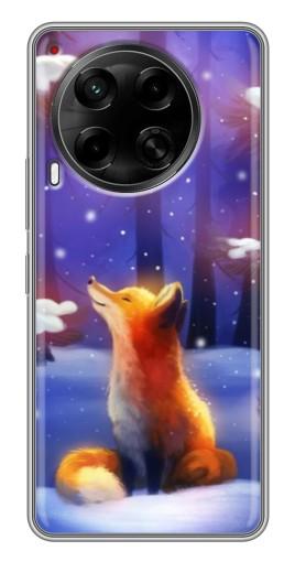 Чехол с картинкой "Лисичка в лесу" для Tecno Camon 30 (CL6)