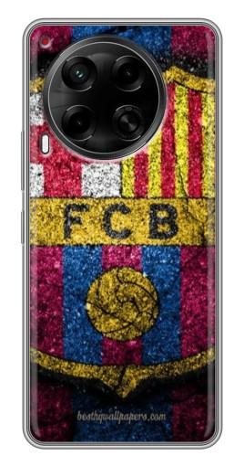 Силиконовый чехол с изображением "Лого Барсы" для Tecno Camon 30 (CL6)