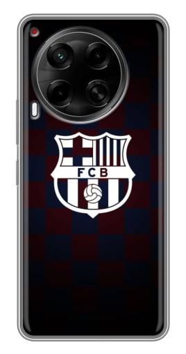 Силиконовый чехол с изображением "Лого FCB" для Tecno Camon 30 (CL6)