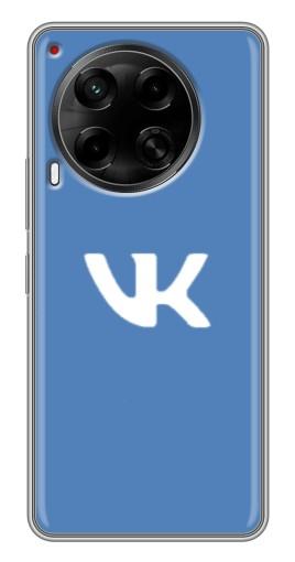 Чехол с печатью "Лого ВК" для Tecno Camon 30 (CL6)