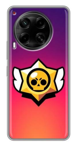 Чехол с картинкой "Логотип Brawl Stars" для Tecno Camon 30 (CL6)