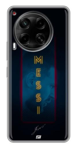 Силиконовый чехол с изображением "Логотип Месси" для Tecno Camon 30 (CL6)