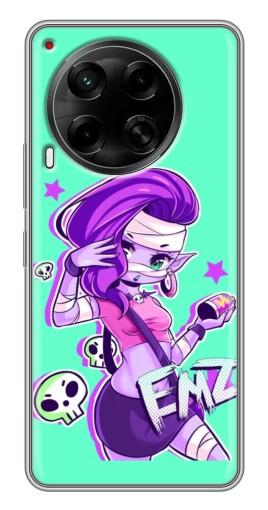Чехол с принтом "Милая Emz" для Tecno Camon 30 (CL6)
