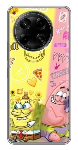 Чехол с печатью "Модный разговор" для Tecno Camon 30 (CL6)